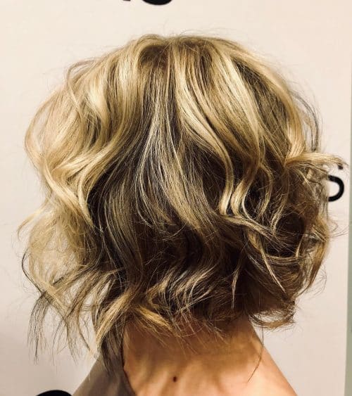 Short Bob with Highlights and Lowlights