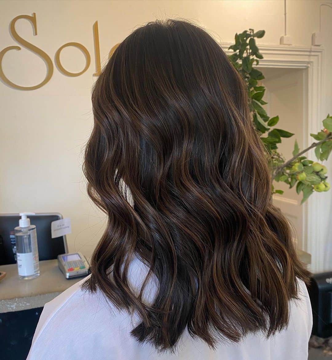 Short Brown Colored Hair Look