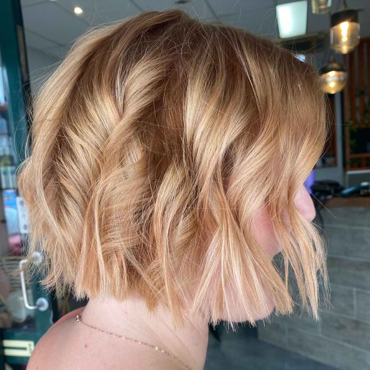 Short choppy bob for thin hair