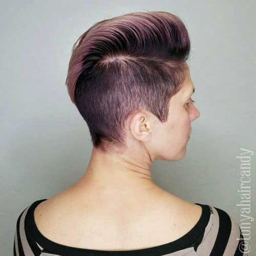 Short Feminine Quiff