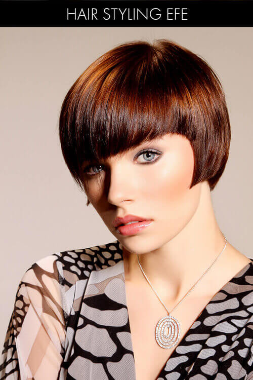Short Hair with Fringe and Layers