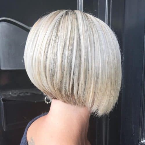 Short Inverted Stacked Bob