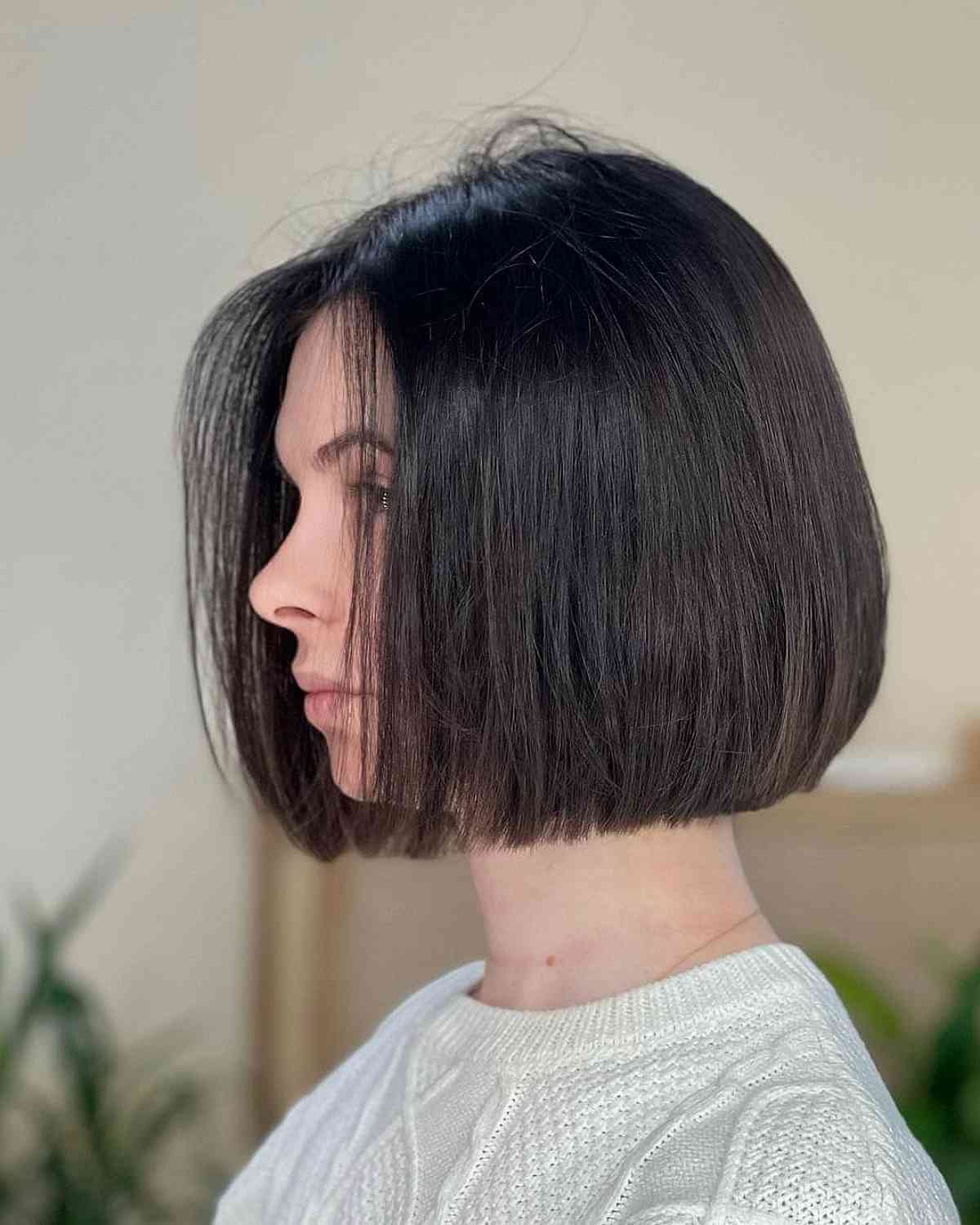 Short One-Length Blunt Bob