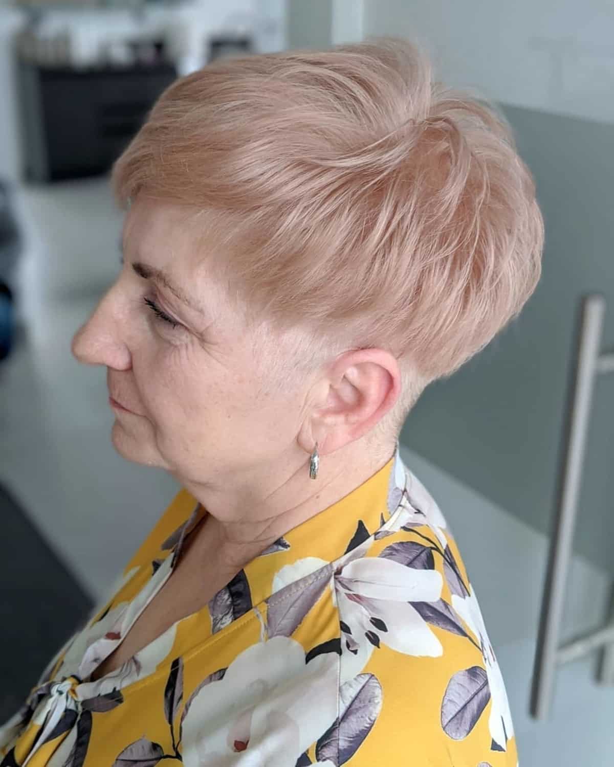 Short Pixie for Older Women