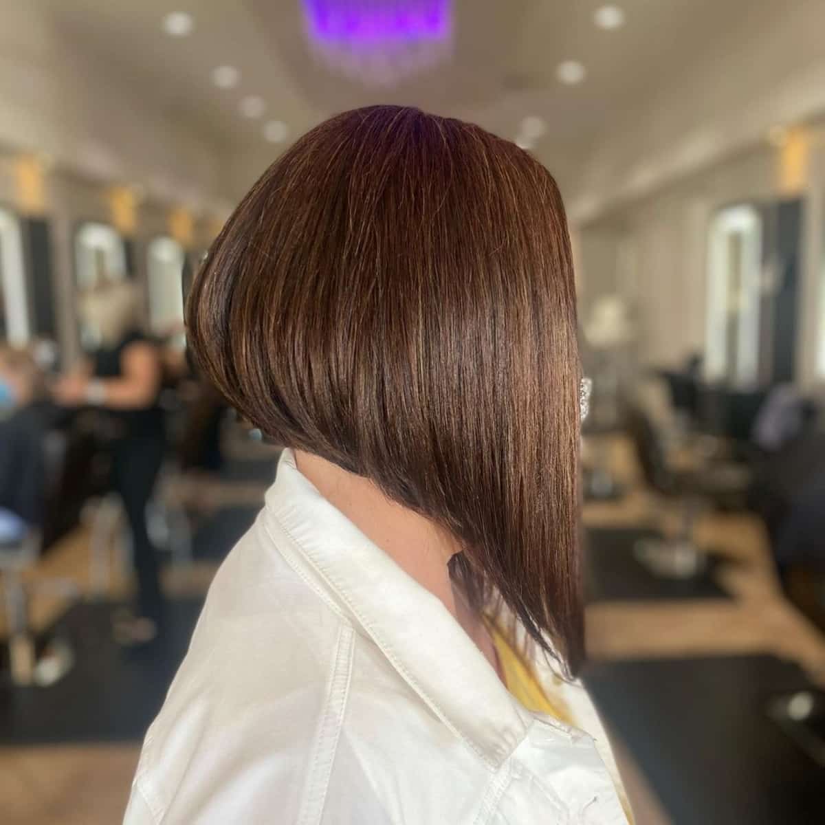 Short to Medium Layered Rounded Bob