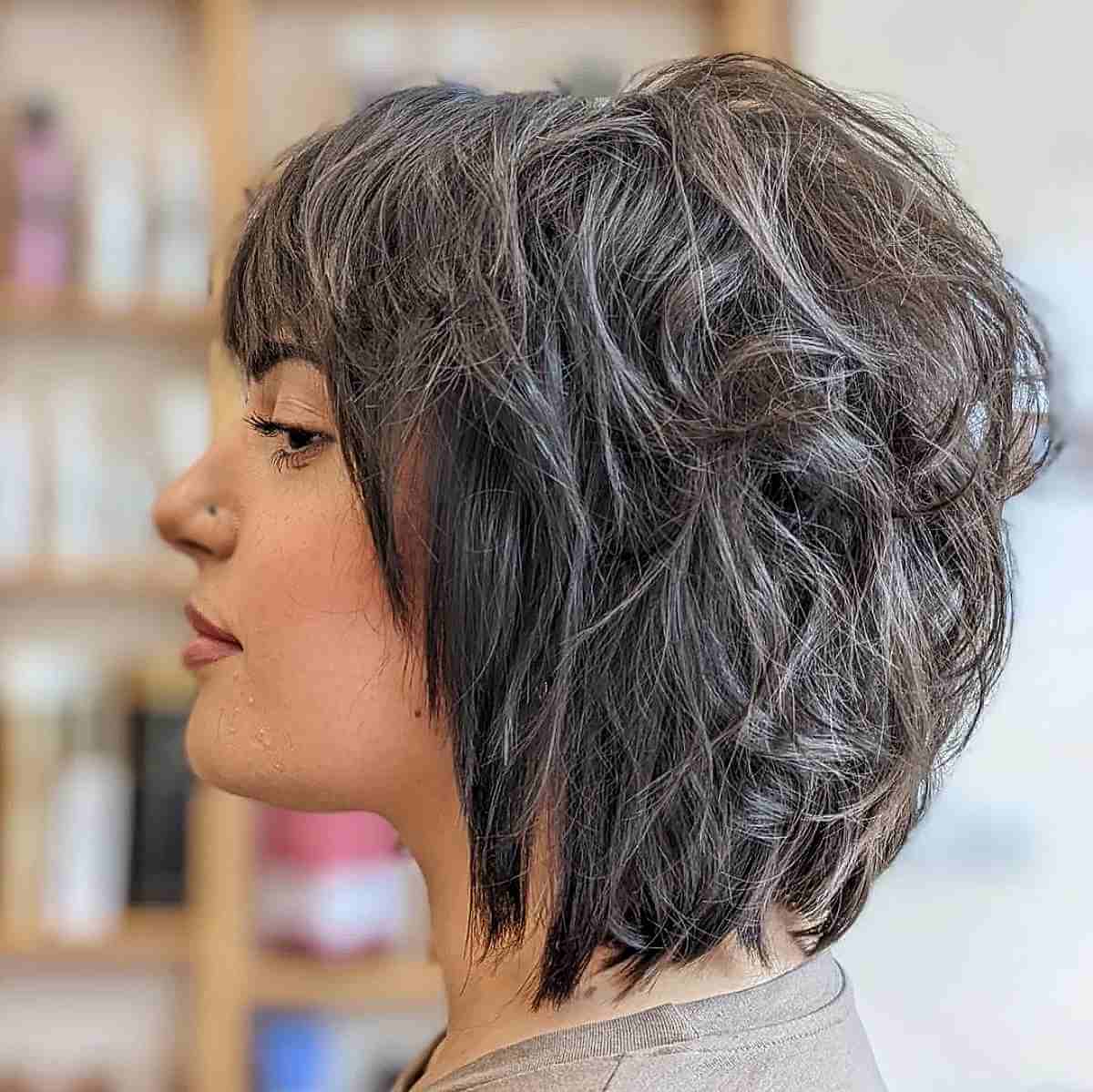 Short Wolf Cut for Thicker Hair