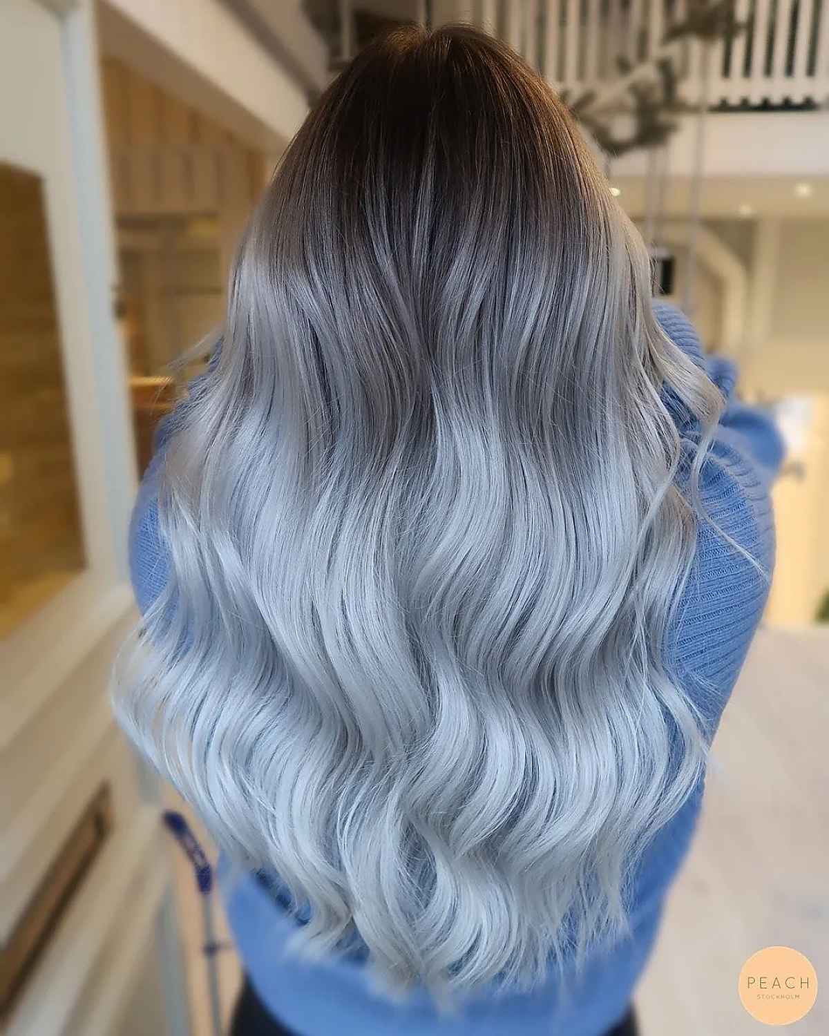 Silver-Blonde Ombre