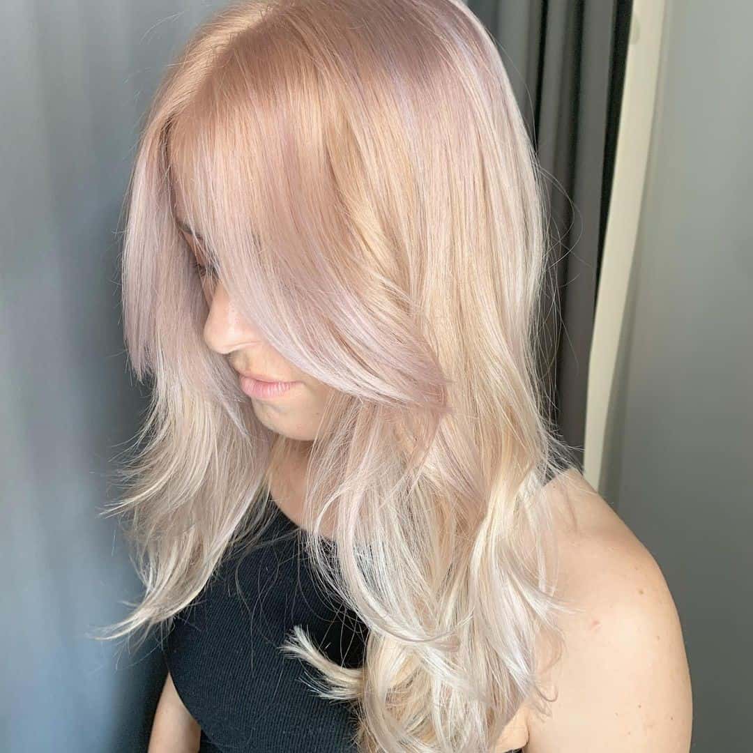 Silver Colored Hairstyles Shiny Look