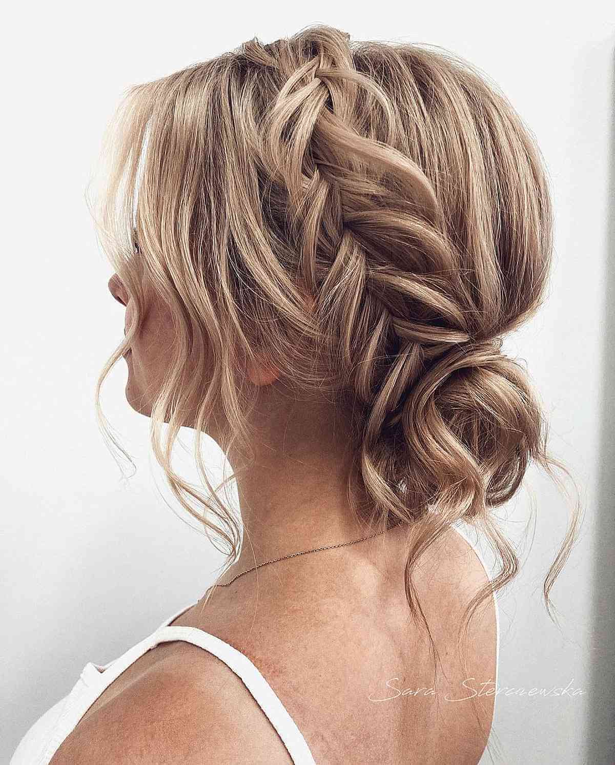 Simple Braid Updo