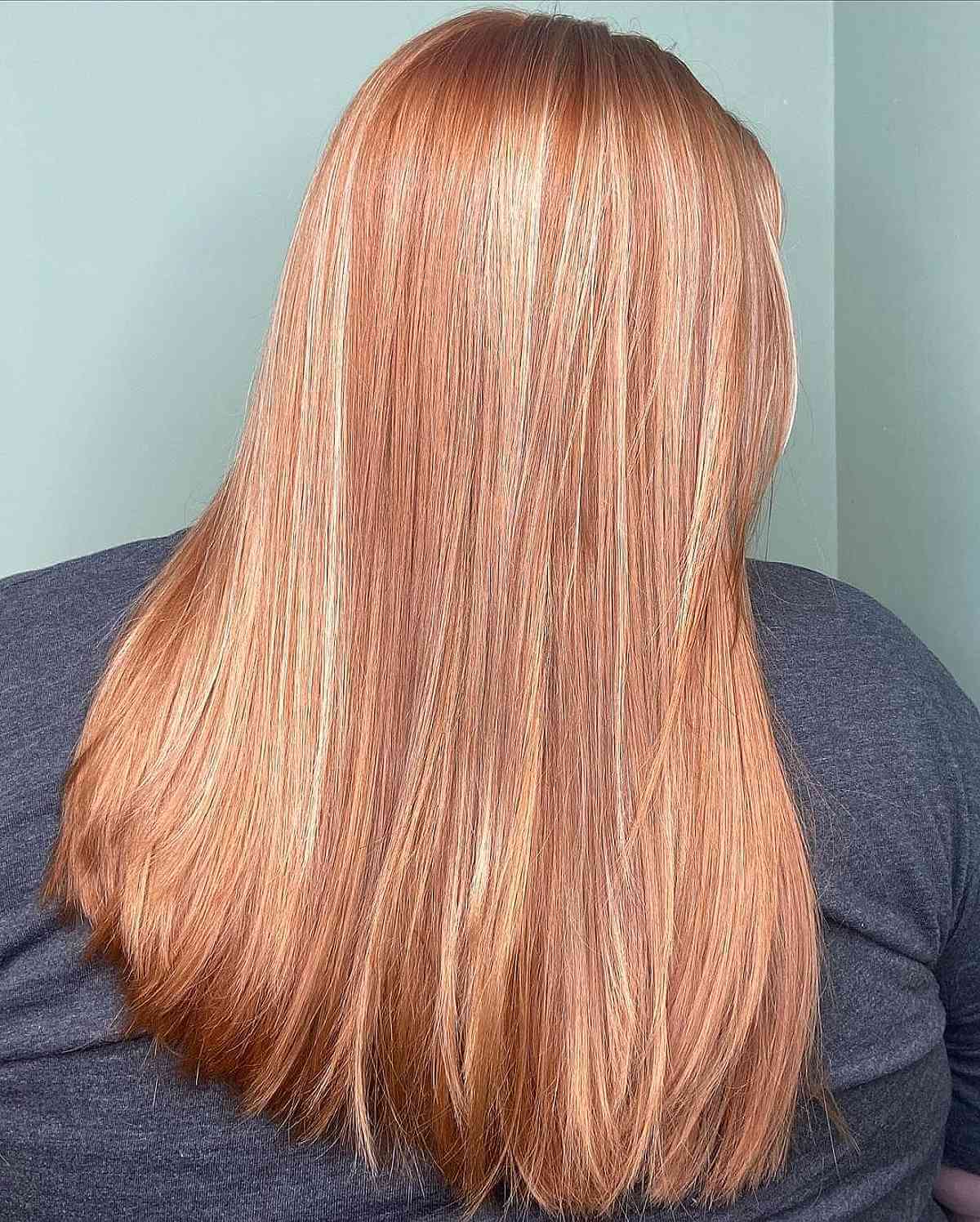 Soft Reddish Blonde Hue
