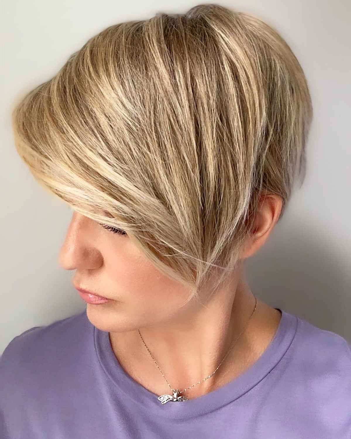 Stacked Pixie Bob for Short Hair
