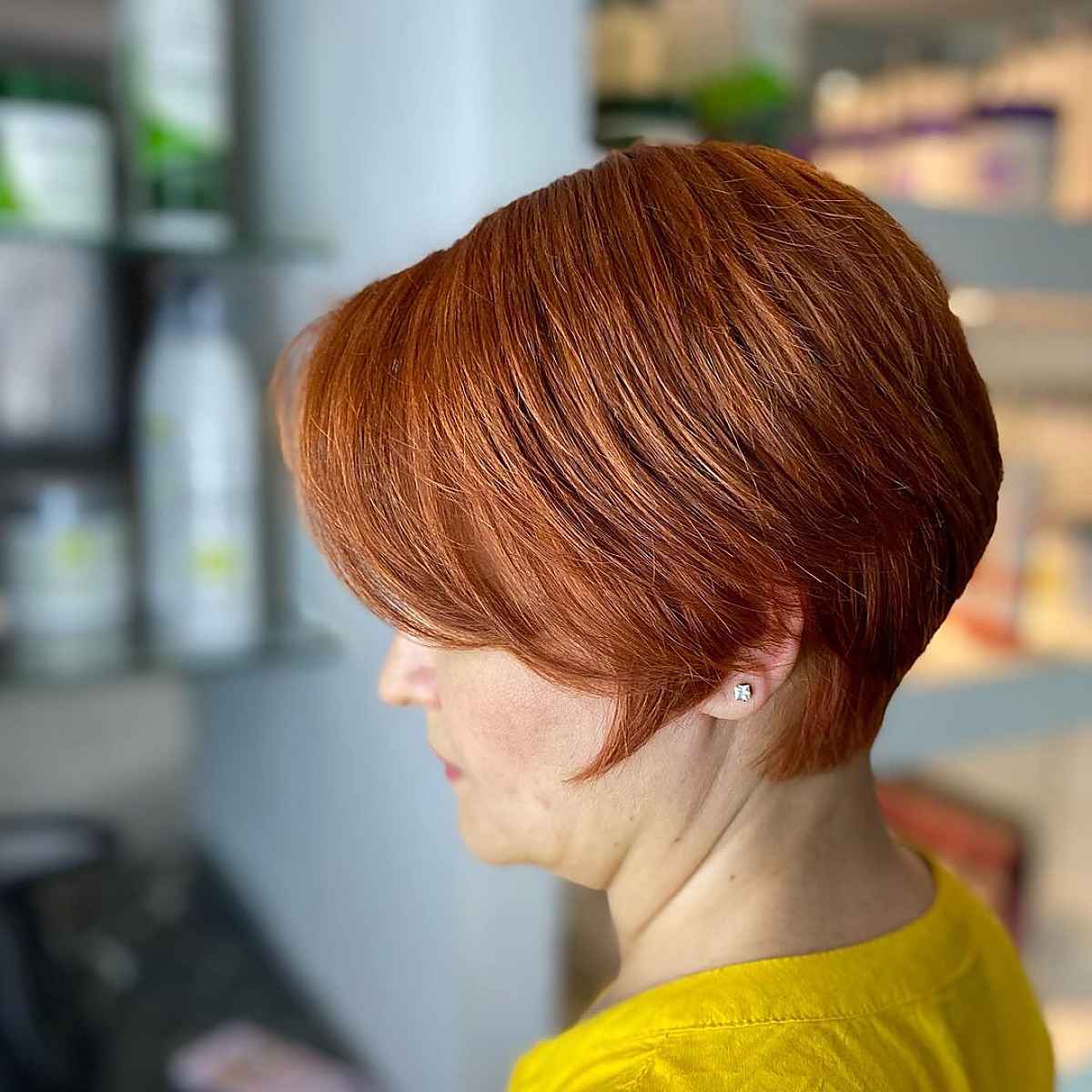 Stacked Pixie Bobbed Hair