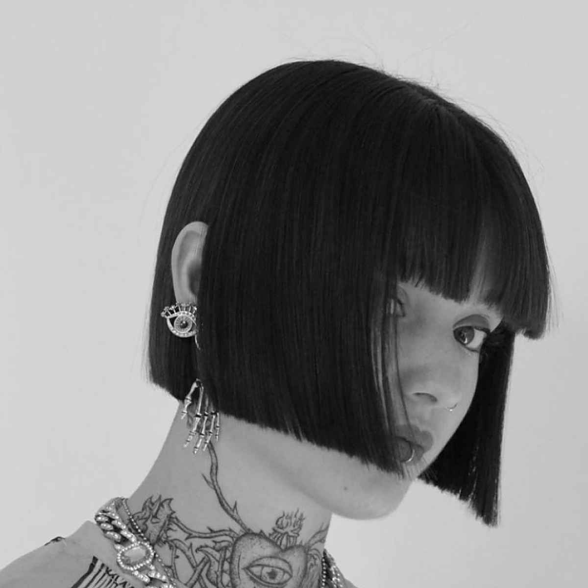 Straight and Sleek Bob for Short Hair