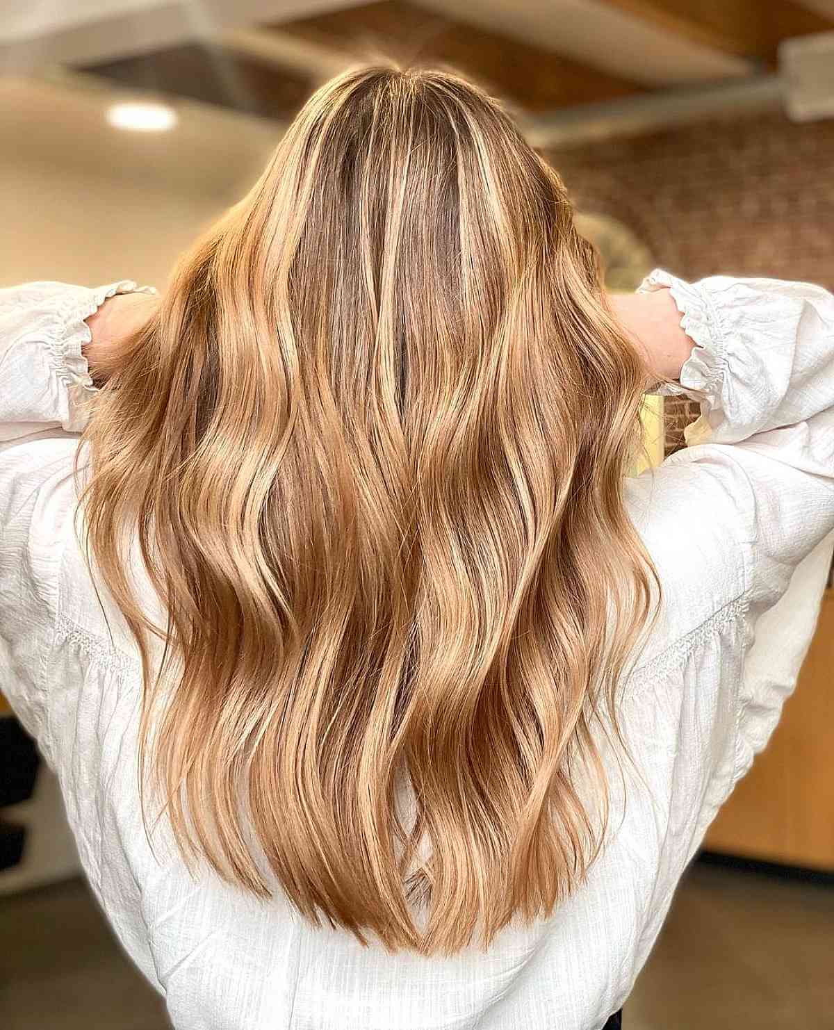 Strawberry and Caramel Balayage