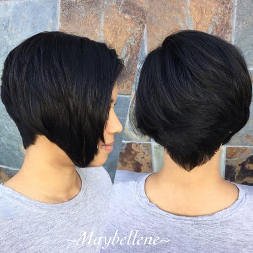 Stylish Chin Length Wedge Cut