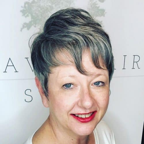 Stylish Messy Thin Hair for Over 50