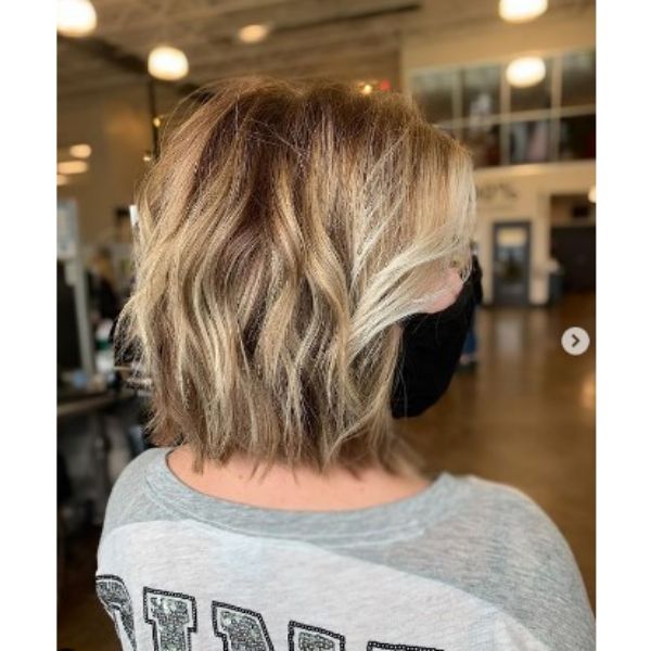 Textured Balayage Curly