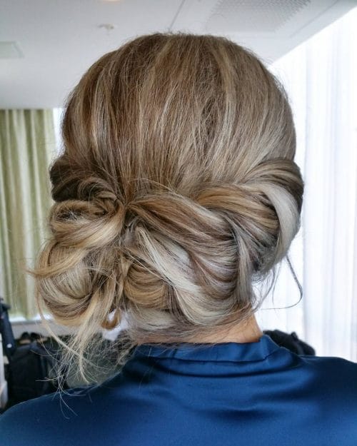 Textured Loose Updo hairstyle