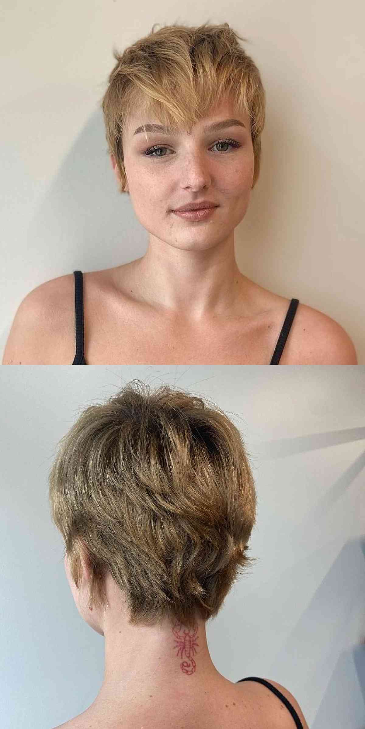 Textured Pixie with Bangs