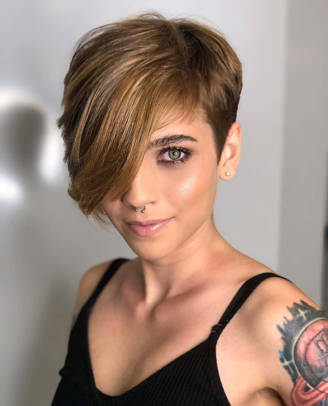 The Asymmetrical Pixie Cut