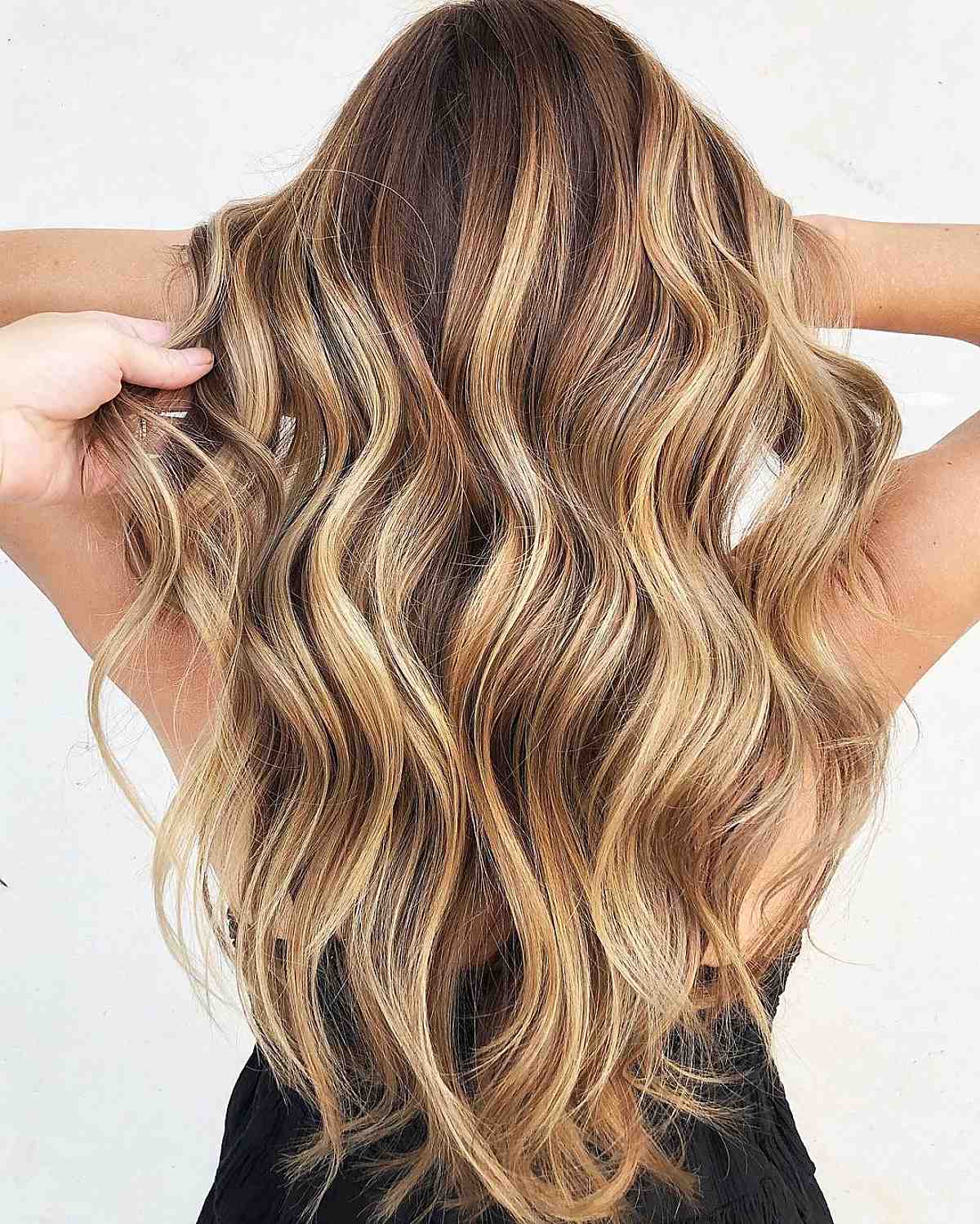 The Best Ash Blonde and Caramel Balayage