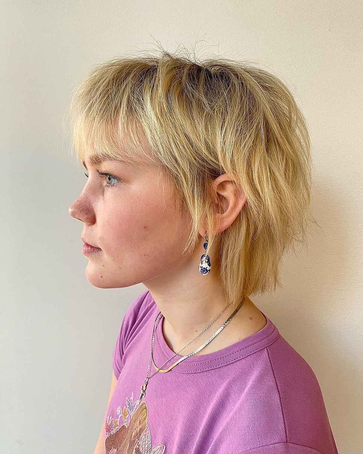 The Bixie Cut with Bangs