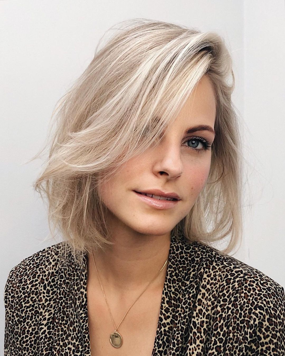 Thin and Feminine Layered Lob Haircut on Fine Hair