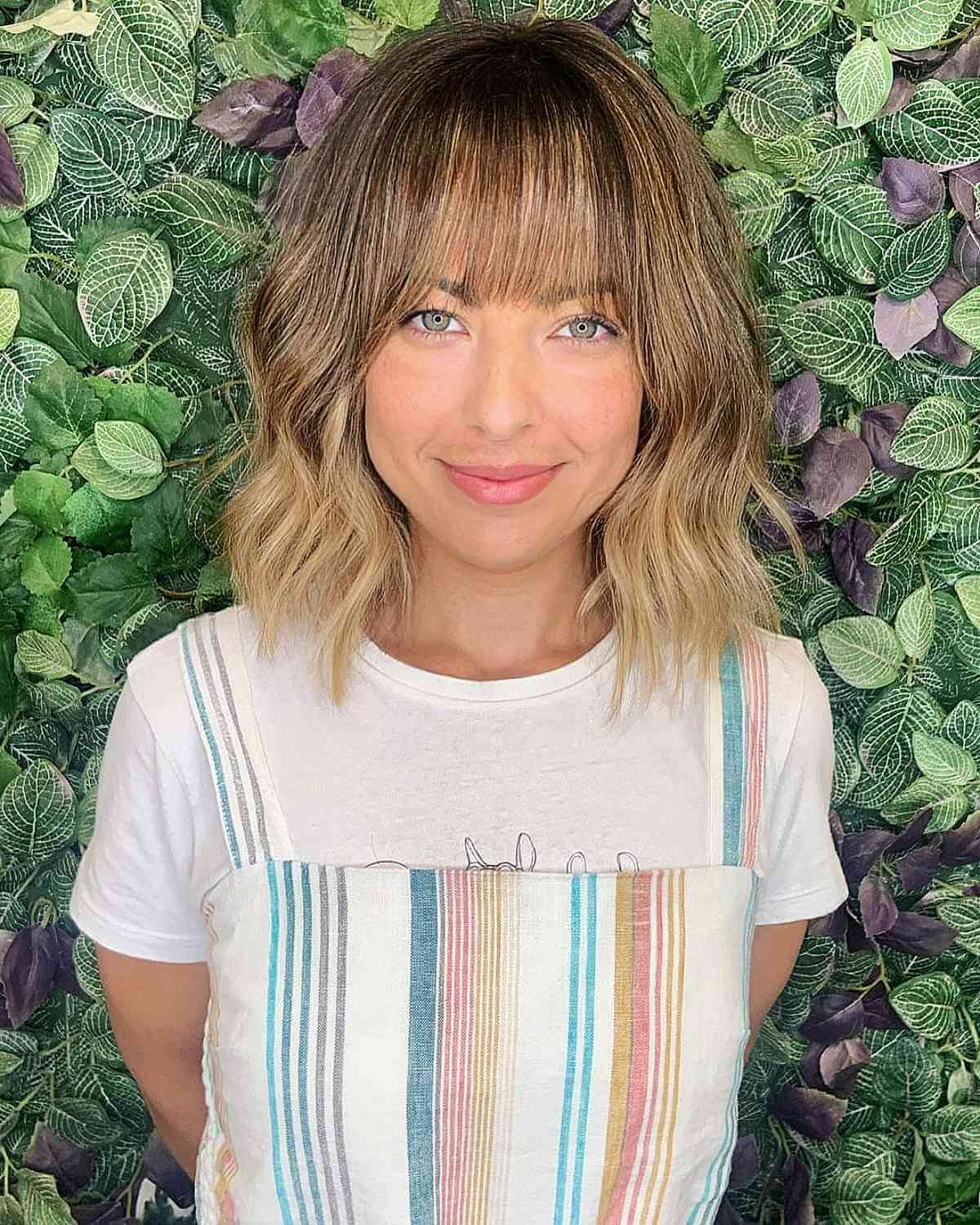 Trendy Medium Bob With Bangs