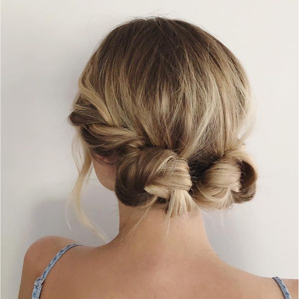 Twisty Double Buns