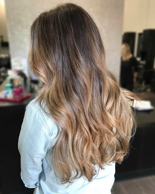 Wearable Brown to Dark Caramel Blonde Ombre