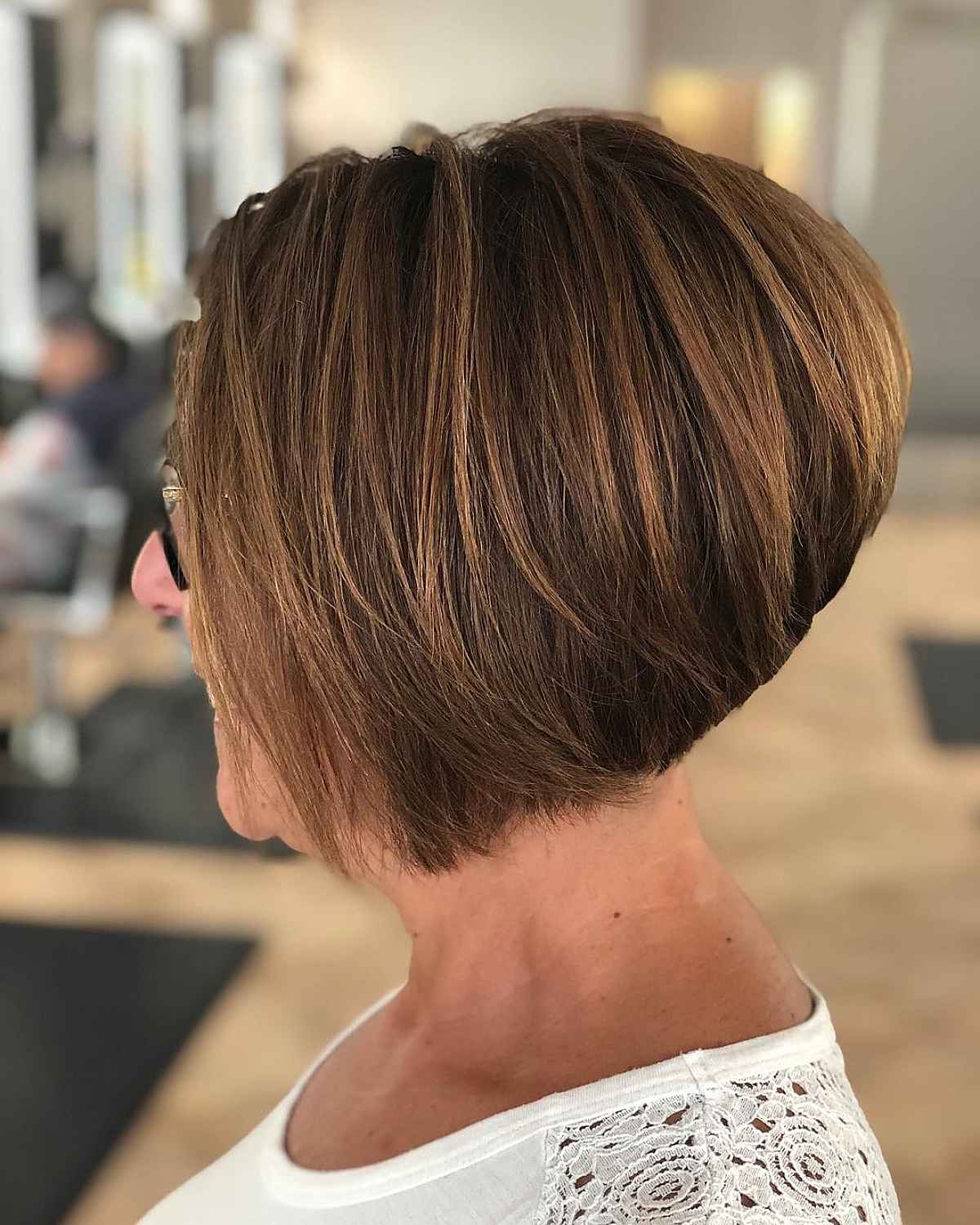 wedge hairstyle great for women over 60