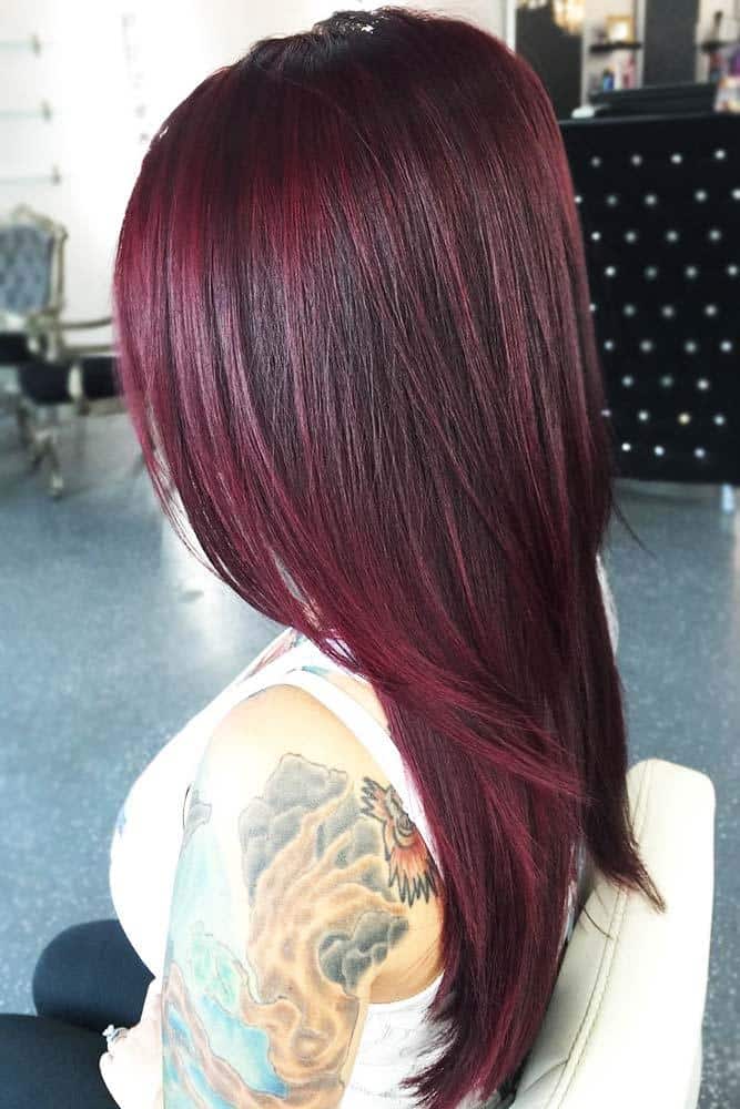 Wine Red Mahogany #redhair
