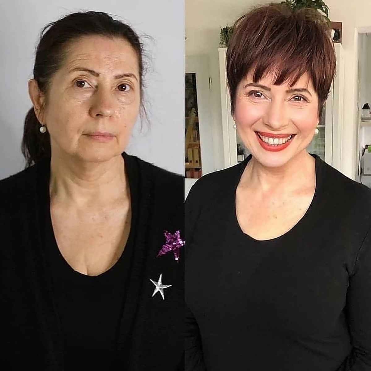Youthful Pixie Cut for Women Over 50