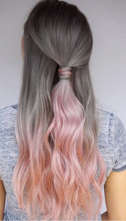 Grey Ombre hair