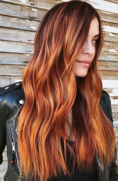 Auburn Ombre Hair