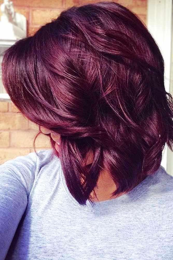 Burgundy Hair #redhair 