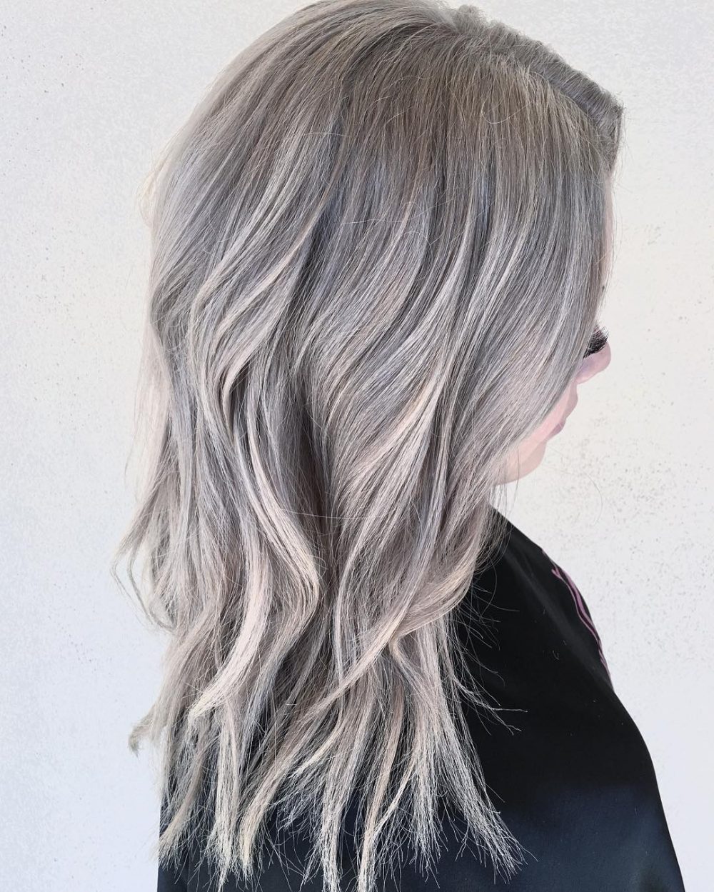 Dimensional Ash Grey to Platinum Ombre