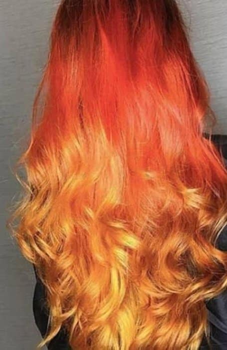 Fire Ombre Hair