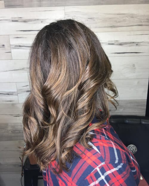 Multi-Dimensional Dark to light brown ombré