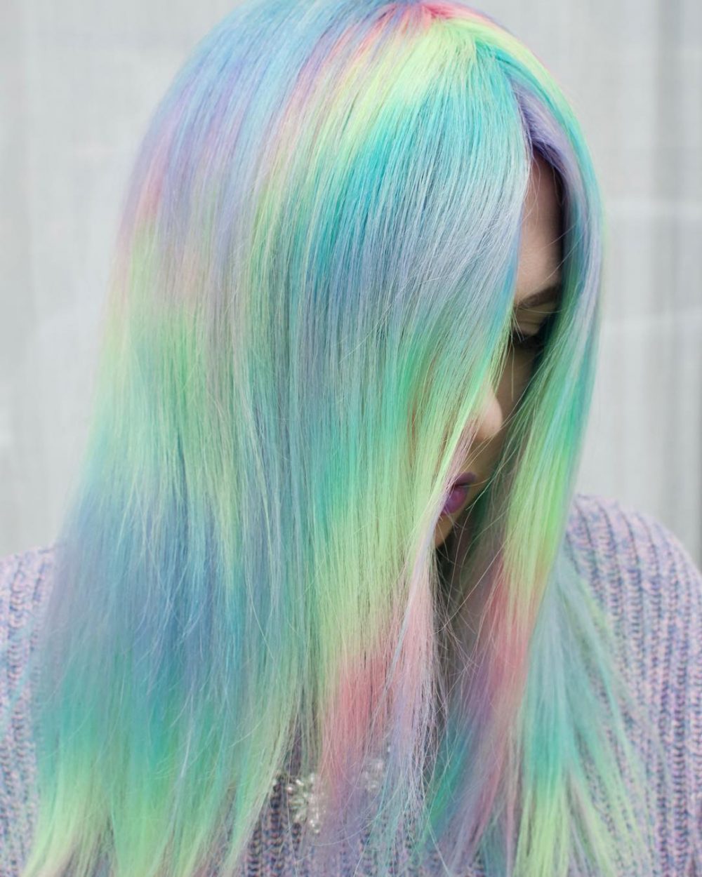 Unicorn Rainbow in an Ombre Style