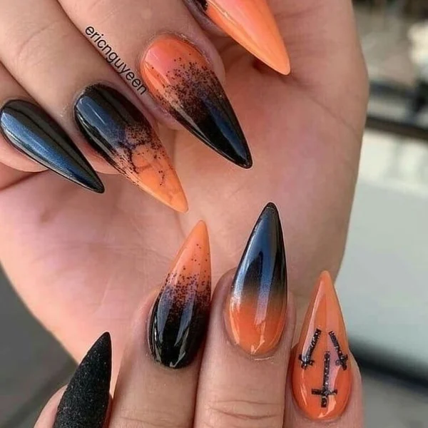 Black-and-Orange-Halloween-Nails