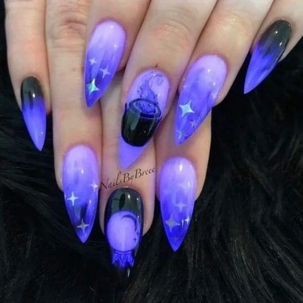 Purple-Halloween-Nails