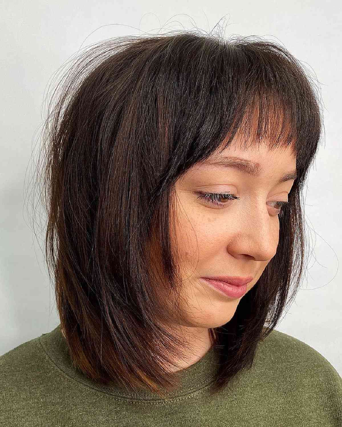 Choppy Baby Bangs