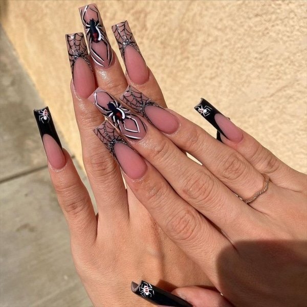 Halloween French Dip Nails