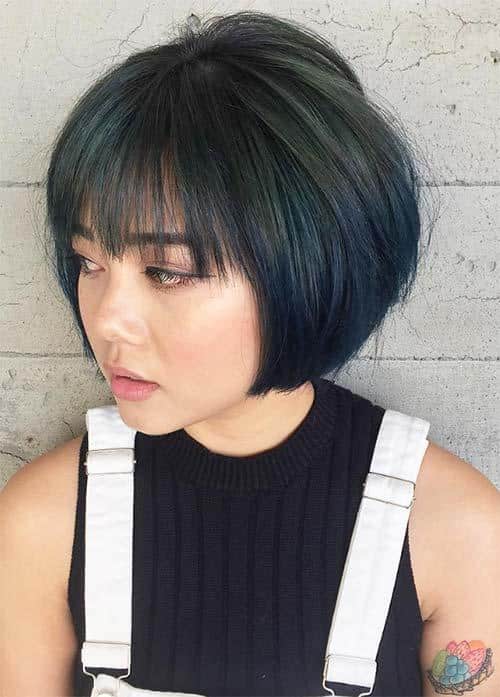 50 Short Bob Hairstyles & Haircuts With Bangs