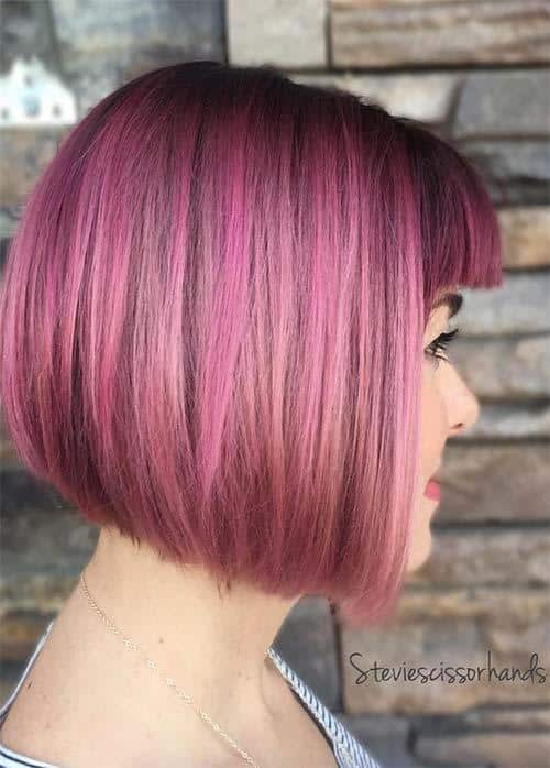 50 Short Bob Hairstyles & Haircuts With Bangs