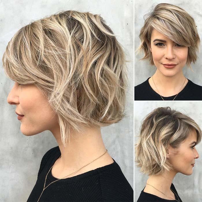 50 Short Bob Hairstyles & Haircuts With Bangs