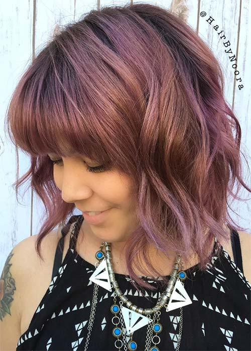 50 Short Bob Hairstyles & Haircuts With Bangs