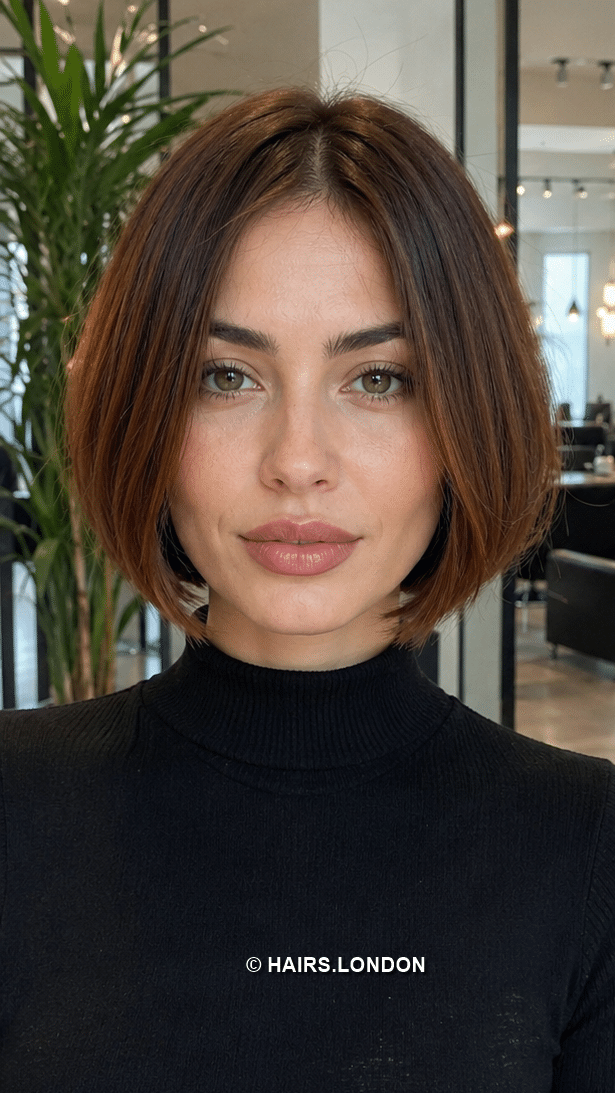 Chestnut Mocha Bob Hair