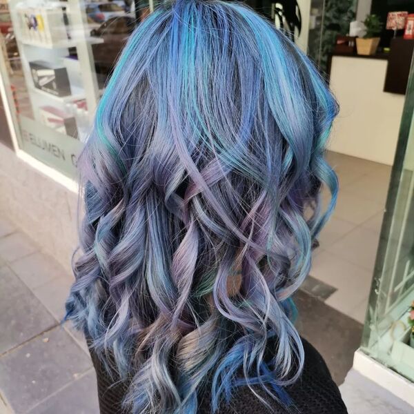 From Royal Blue to Midnight: 50 Black Blue Hair Styles